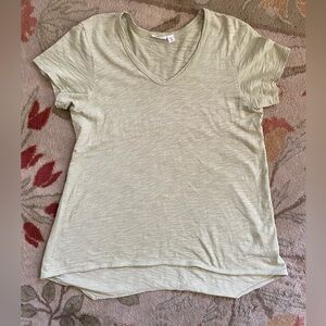 Wilt light green cotton hi lo top size m